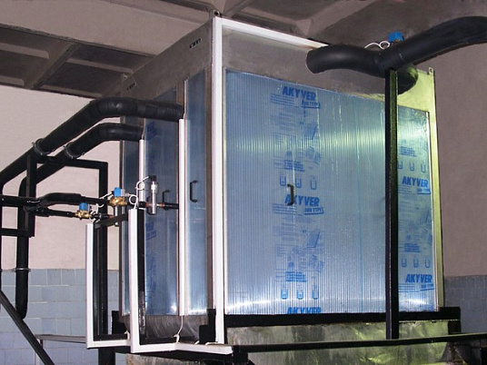 Подготовка «ледяной» воды для охлаждения молока